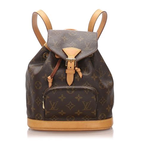 Zaini Louis vuitton in Pelle Marrone 